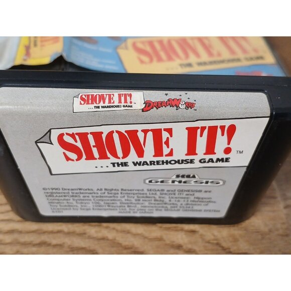 Shove It ...The Warehouse Game (Sega Genesis, 1990) Complete CIB - Tested - Picture 6 of 7